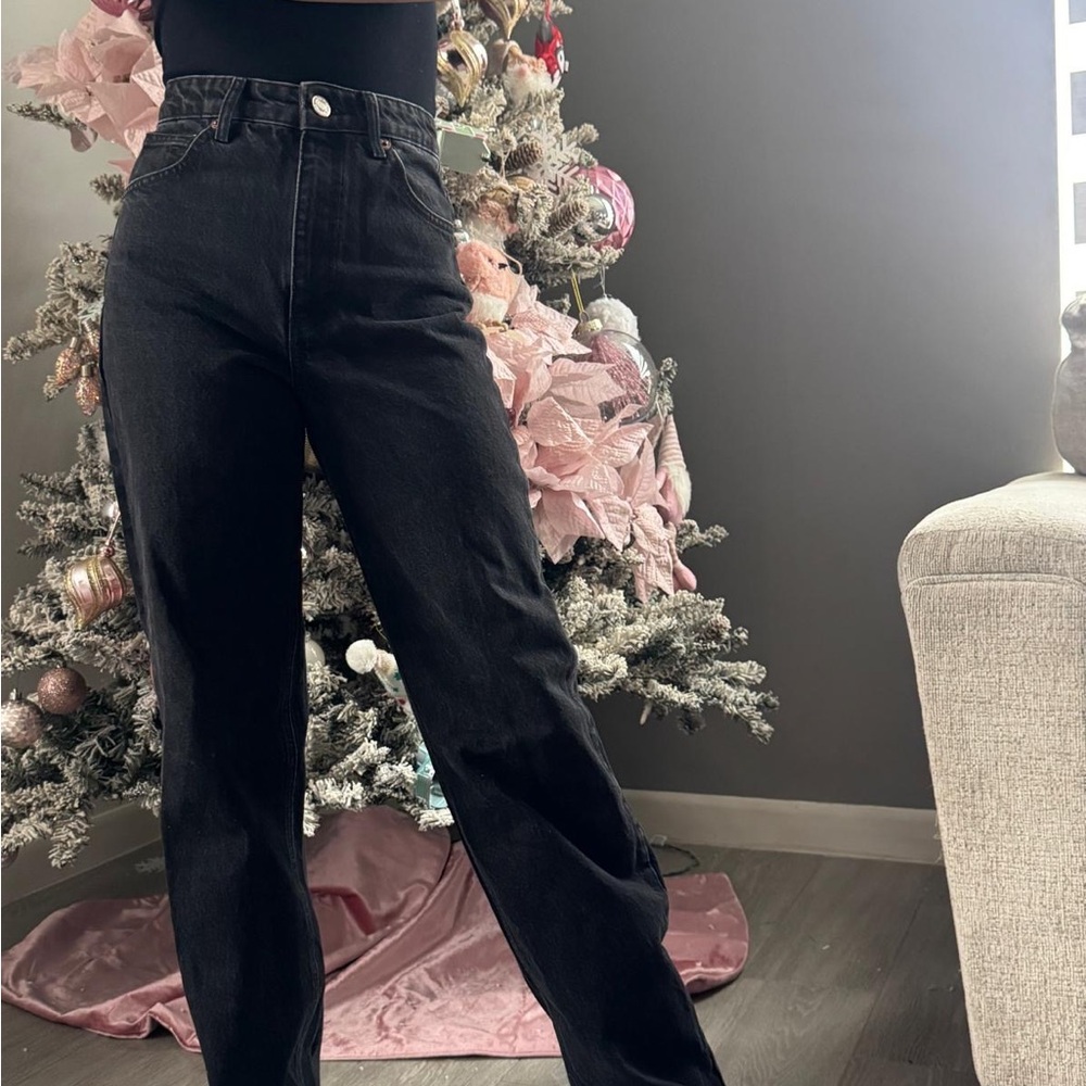 Zara Black High Rise Jeans
